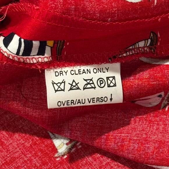 Liz Claiborne Top Vintage Sailboat Nautical Retro Preppy Classic Button Up 16 - Picture 4 of 7